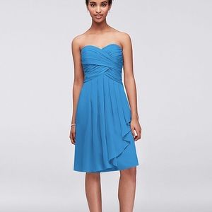 Chiffon strapless Bridesmaids Dress